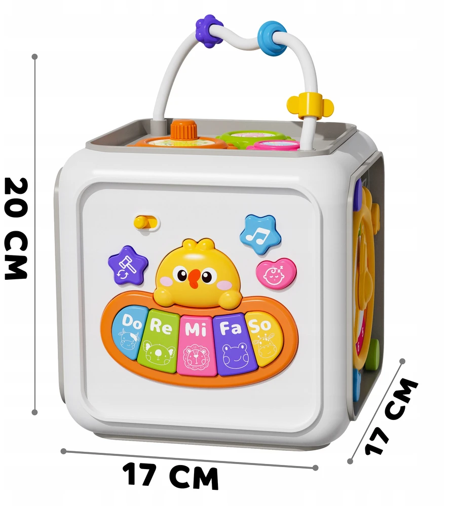 Edukacinis kubas MTOYS, 6 funkcijų