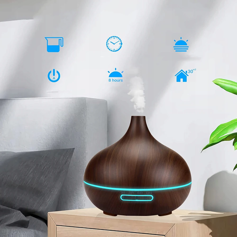 Drėkintuvas Elektrinis aromato difuzorius su drėkintuvu