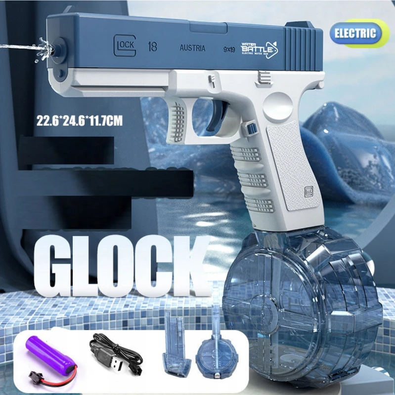 Elektrinis automatinis vandens šautuvas Glock