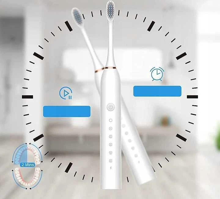 Dantų šepetėlis Elektrinis belaidis šepetėlis – švelnus valymas su sonic technologija
