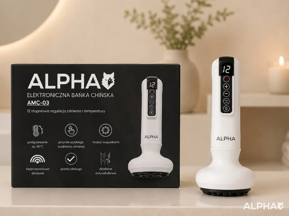 Elektrinis masažuoklis ALPHA, 3 funkcijos