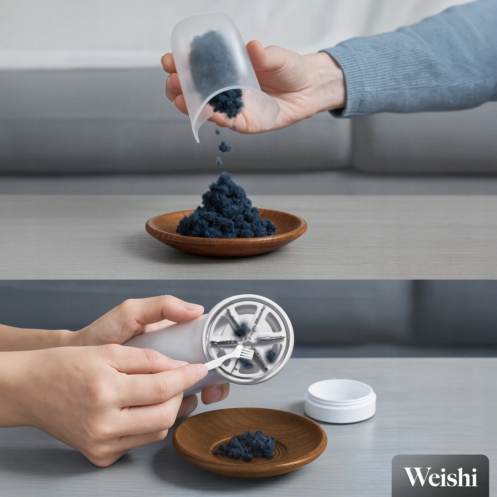Elektrinis pūkų rinkiklis Weishi