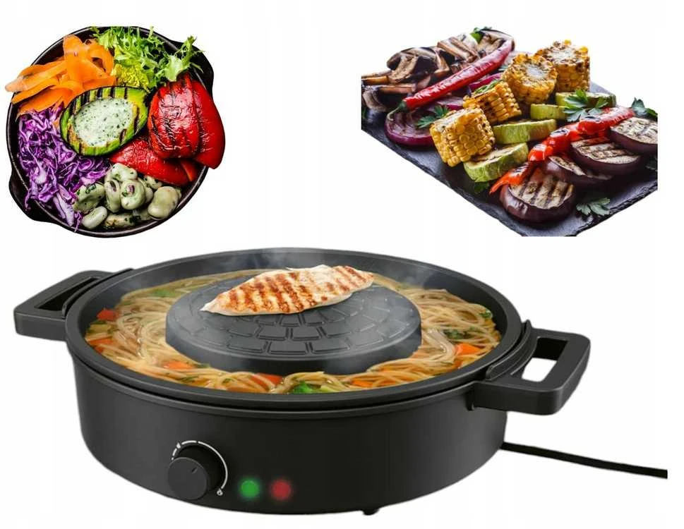 Elektrinis THAI grilis su HOT POT funkcija 2in1