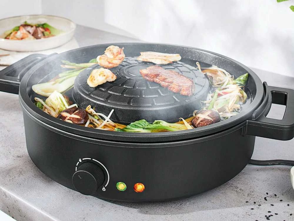 Elektrinis THAI grilis su HOT POT funkcija 2in1