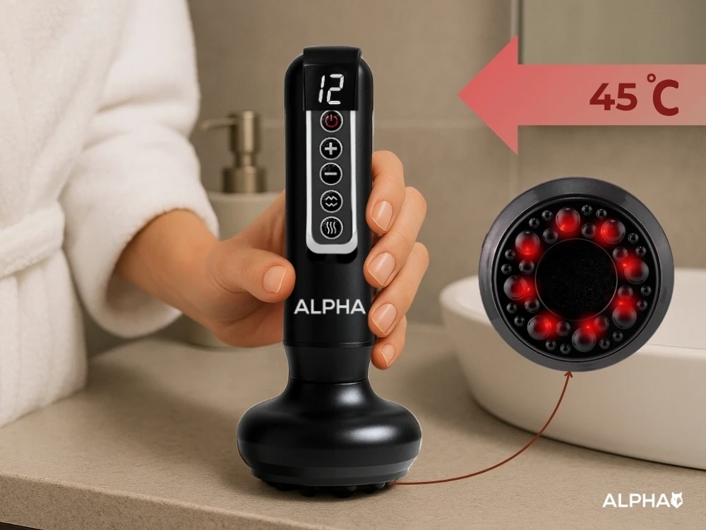 Elektrinis vakuuminis masažuoklis ALPHA