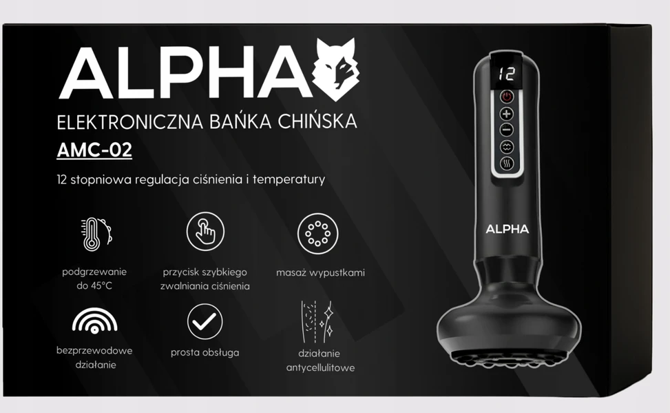 Elektrinis vakuuminis masažuoklis ALPHA