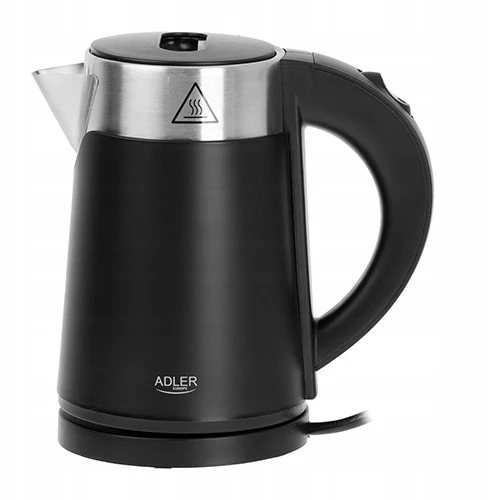 Elektrinis virdulys ADLER, 0,6 l, juodas