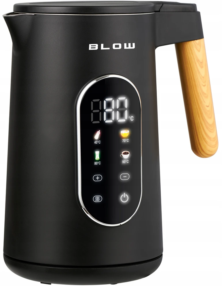 Elektrinis virdulys Blow, 1,7 l, juodas