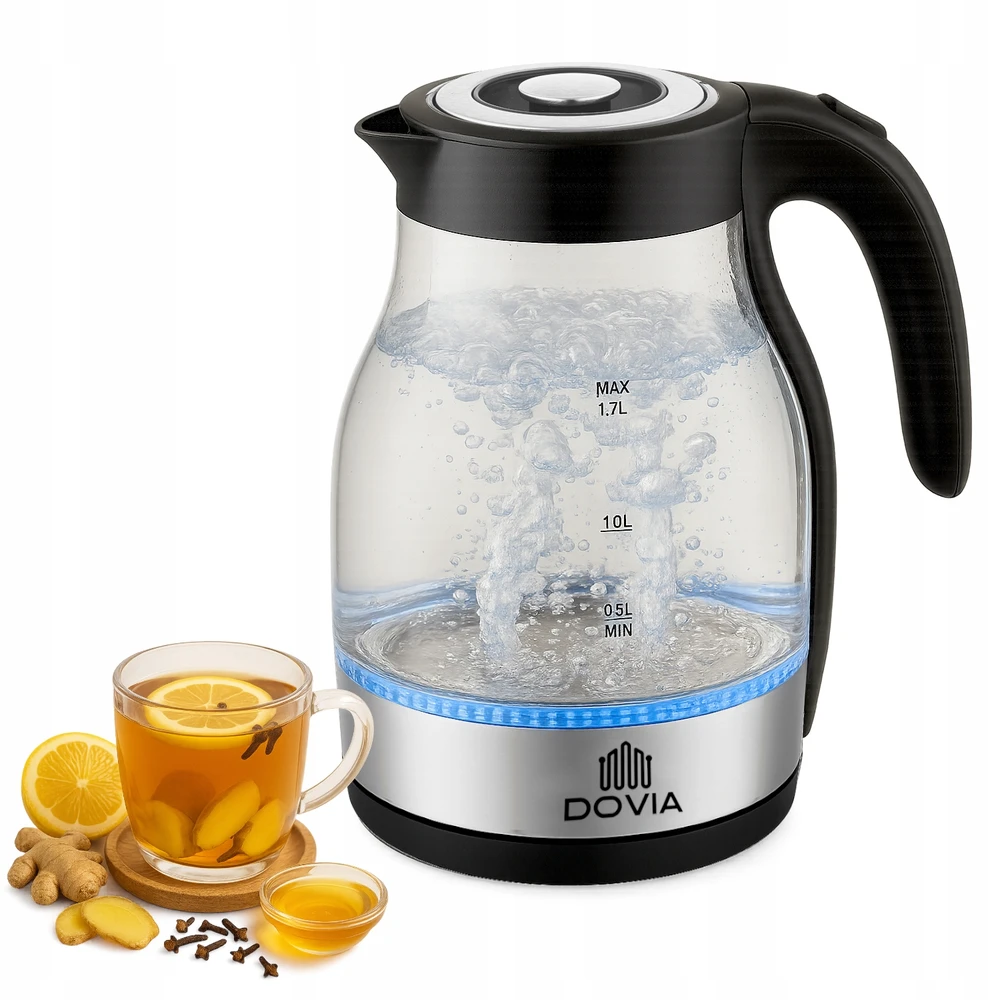 Elektrinis virdulys DOVIA, 1,7 l