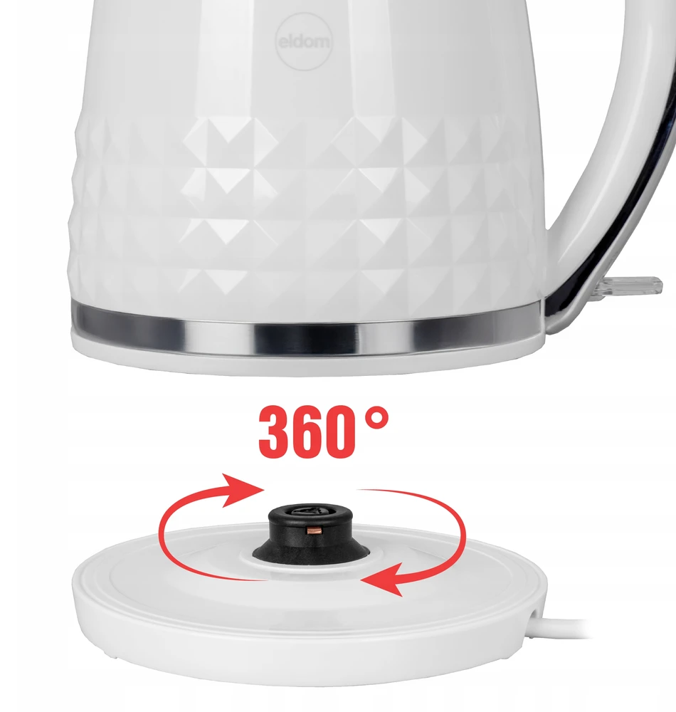 Elektrinis virdulys Eldom, 1,7 l, baltas