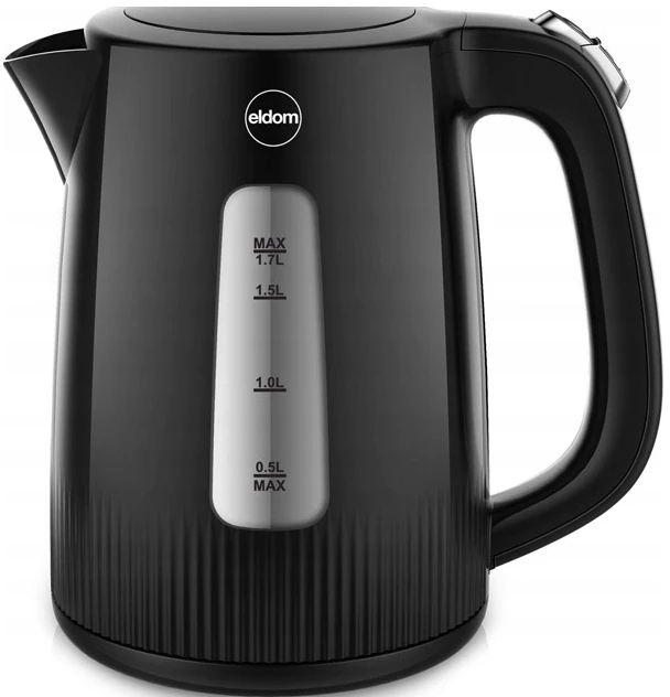 Elektrinis virdulys Eldom, 1,7 l, juodas
