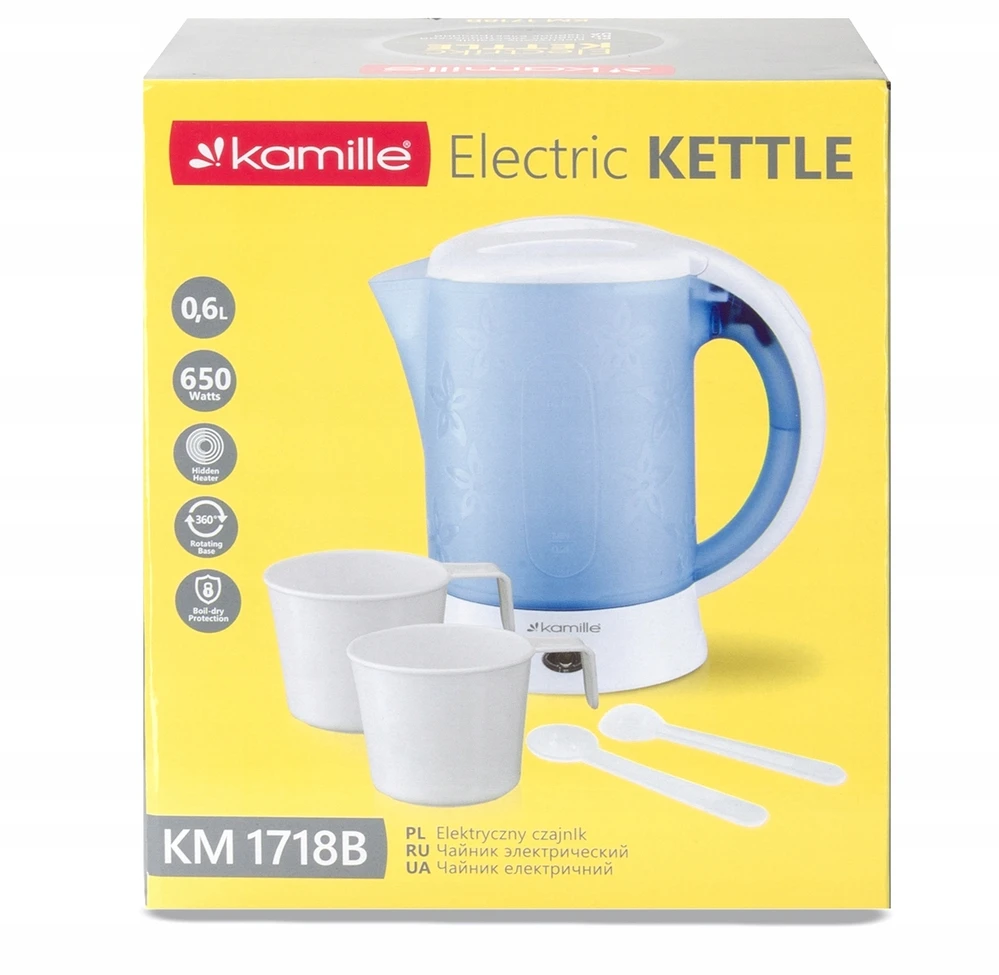 Elektrinis virdulys Kamille, 0,6 l