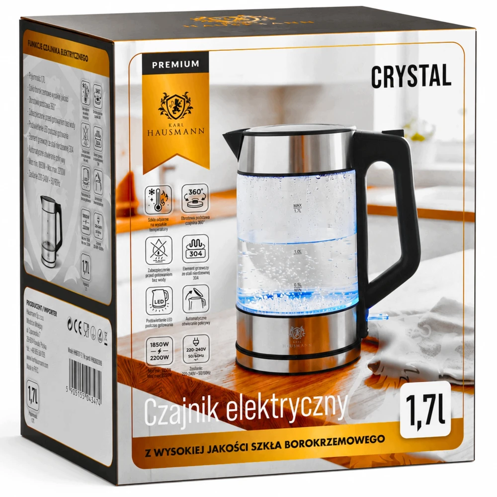 Elektrinis virdulys Karl Hausmann, 1,7 l