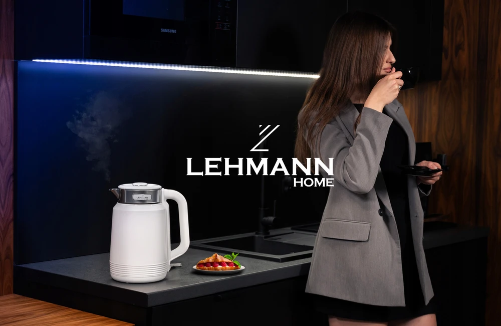 Elektrinis virdulys Lehmann Milano, 2 l, baltas