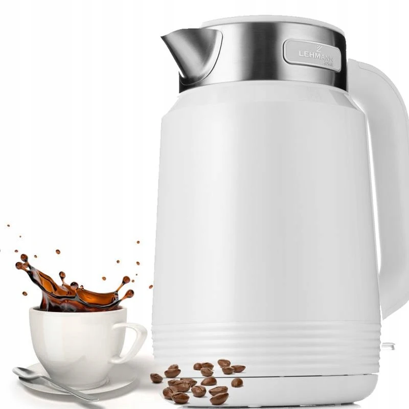 Elektrinis virdulys Lehmann Milano, 2 l, baltas