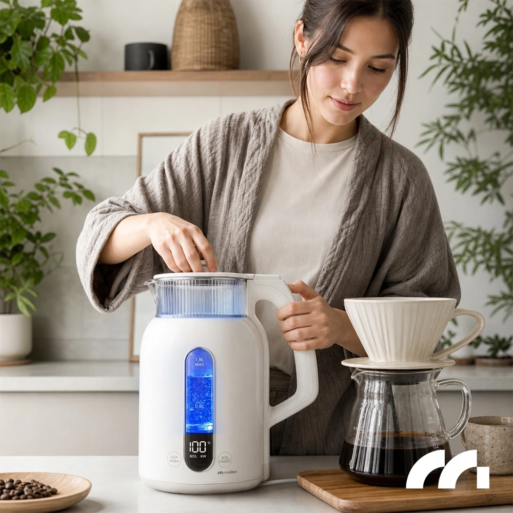 Elektrinis virdulys MalTec, 1,5 l, baltas