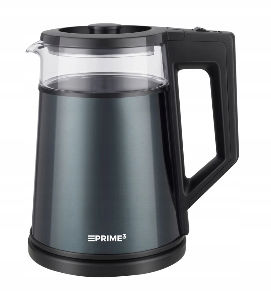 Elektrinis virdulys PRIME3, 1,2 l, juodas