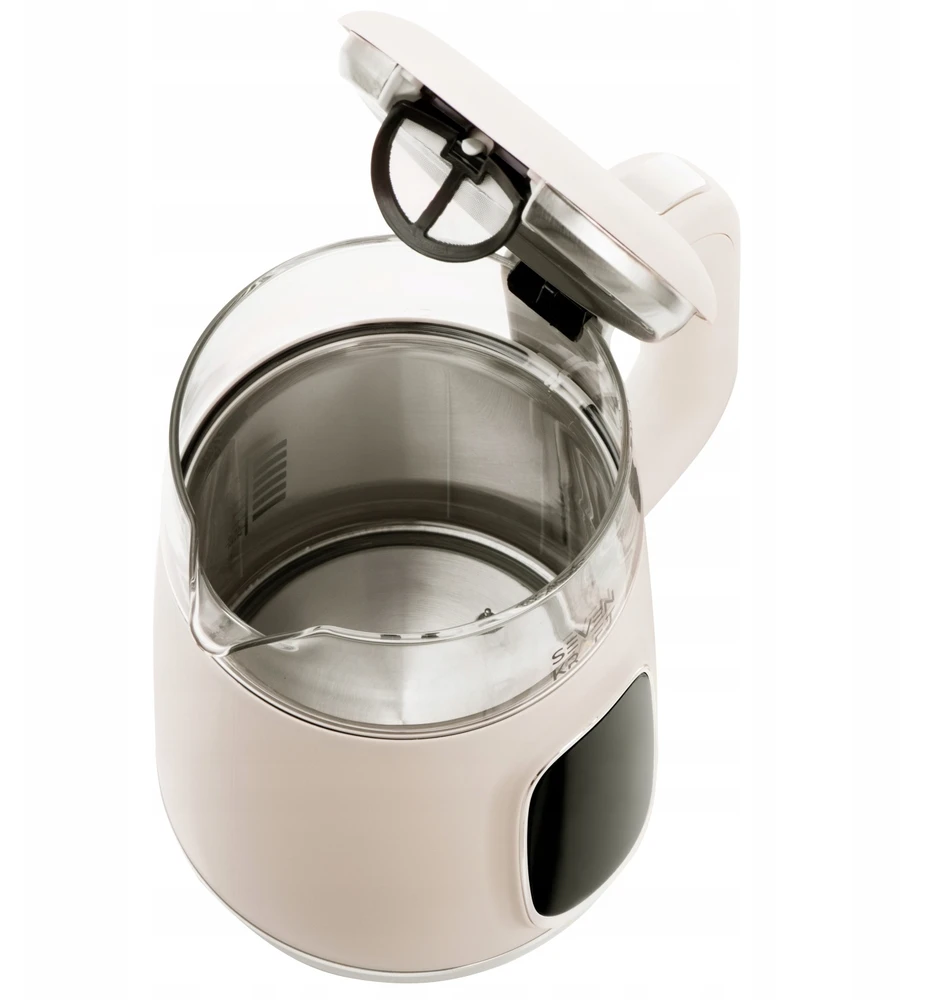 Elektrinis virdulys Sevenkraft, 1,7 l, smėlio spalvos
