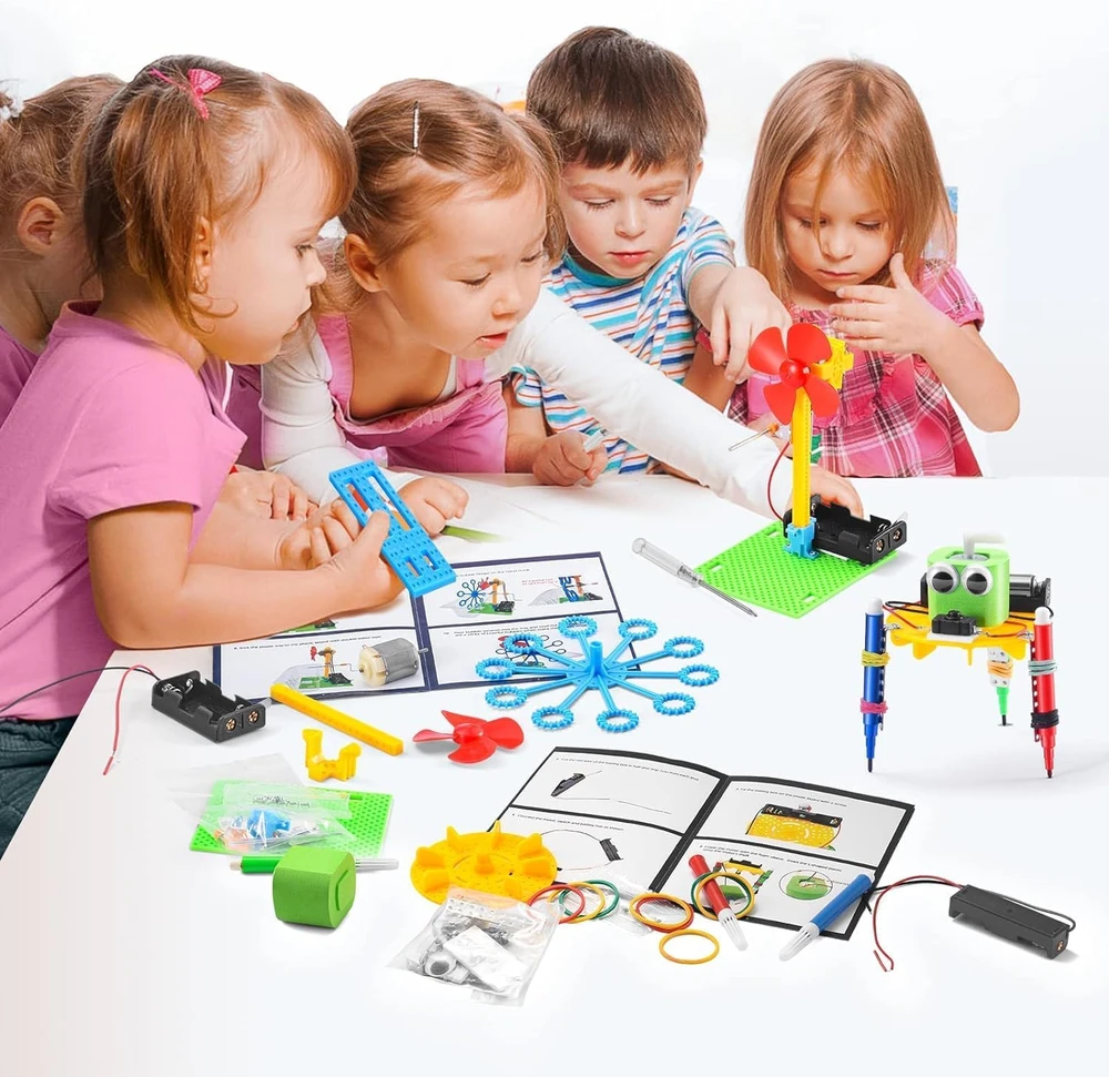 Elektronikos eksperimentų rinkinys MTOYS, 6 modeliai