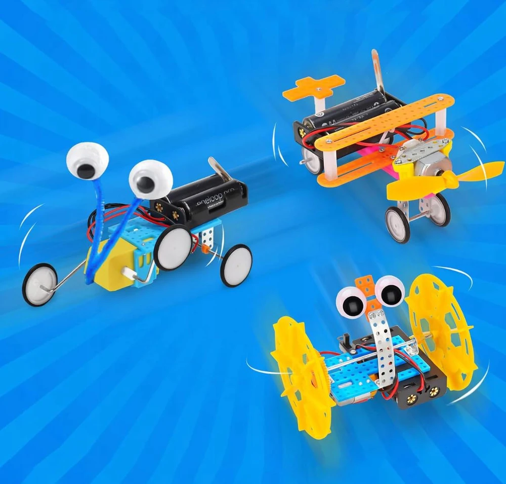 Elektronikos eksperimentų rinkinys MTOYS, 6 modeliai