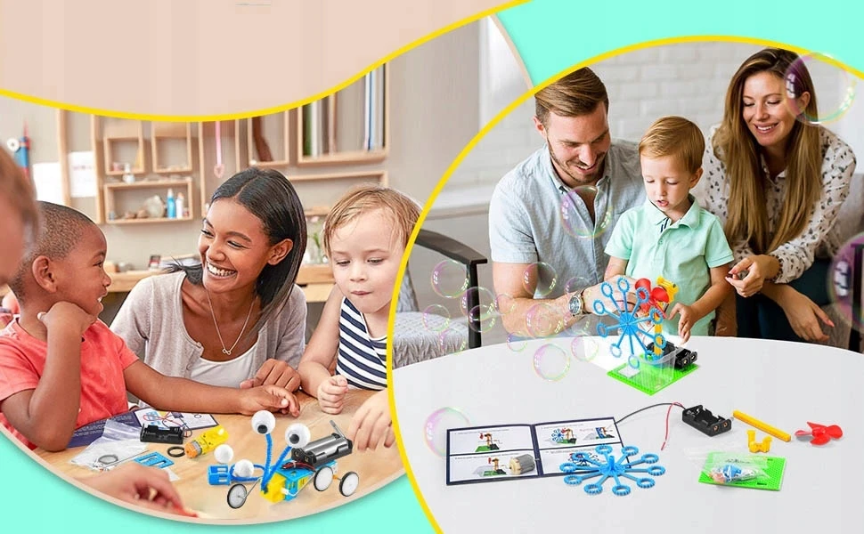 Elektronikos eksperimentų rinkinys MTOYS, 6 modeliai