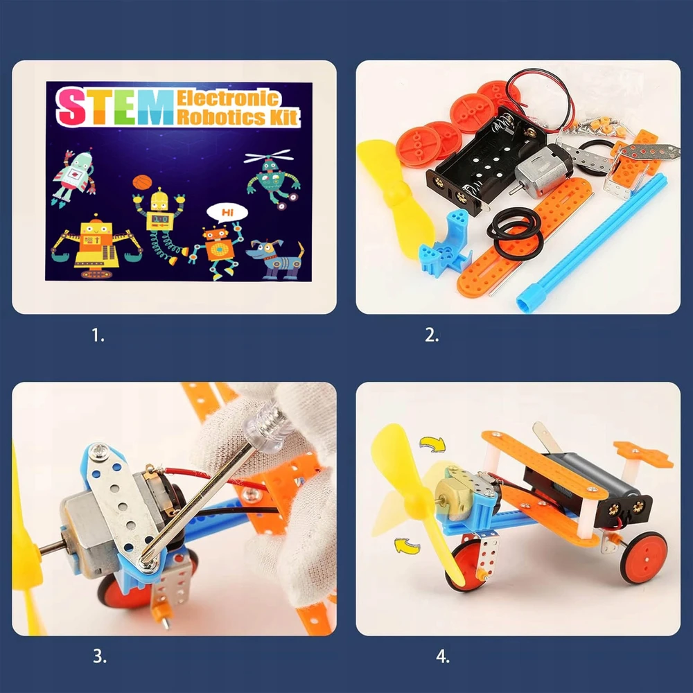 Elektronikos eksperimentų rinkinys MTOYS, 6 modeliai