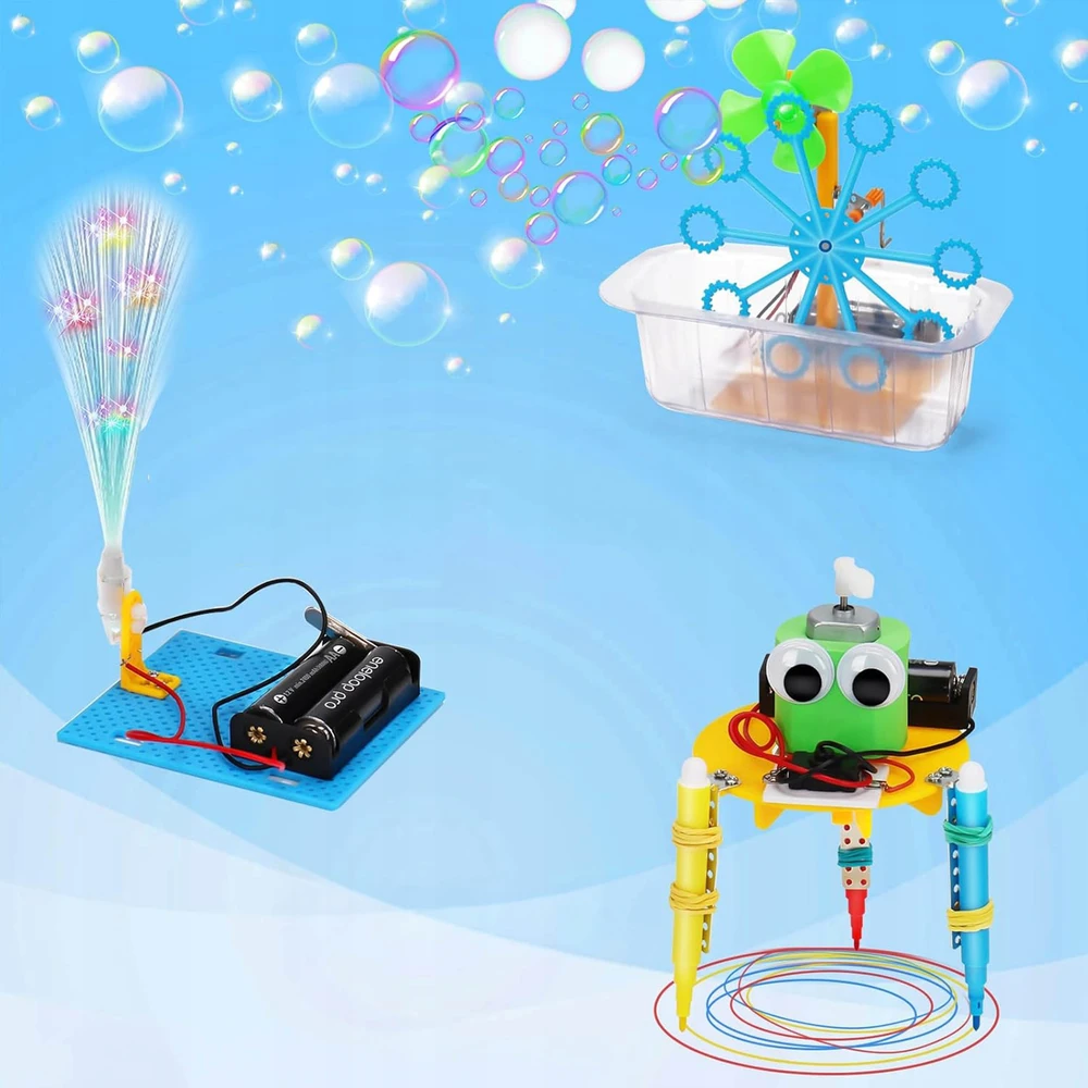 Elektronikos eksperimentų rinkinys MTOYS, 6 modeliai