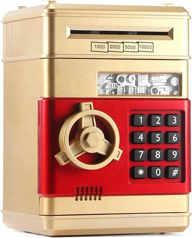 Elektroninė taupyklė su PIN kodu – bankomato tipo seifas pinigams
