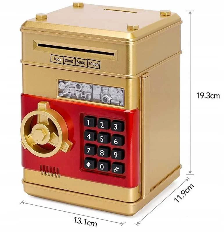 Elektroninė taupyklė su PIN kodu – bankomato tipo seifas pinigams