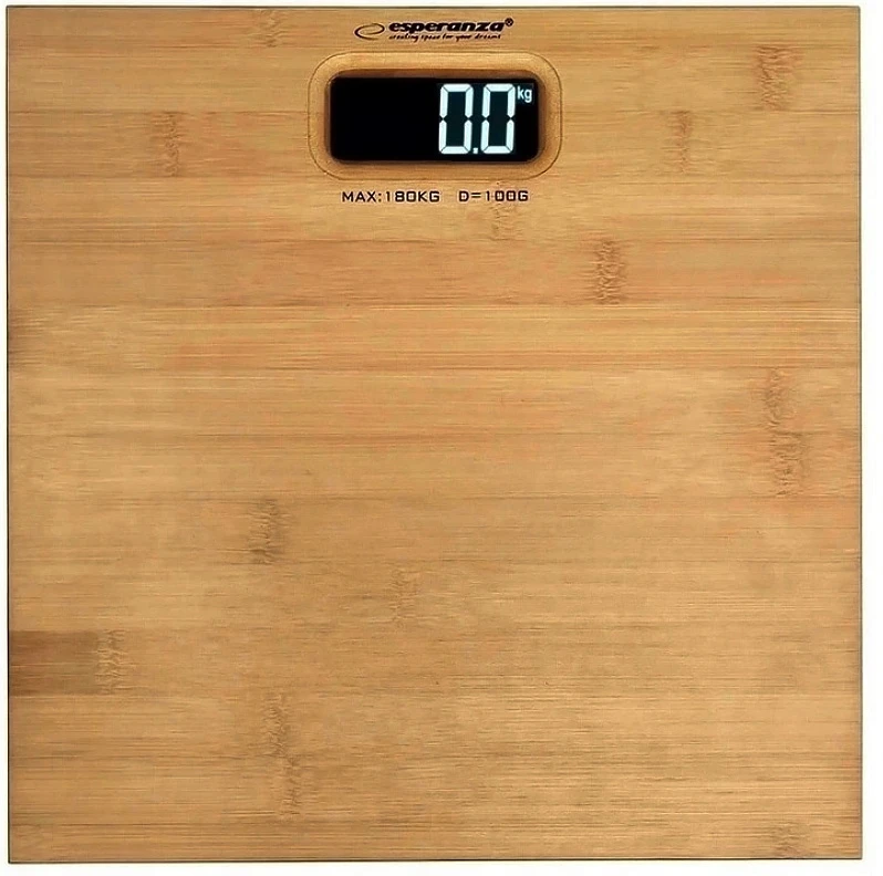 Elektroninės svarstyklės Esperanza Bamboo, 180 kg