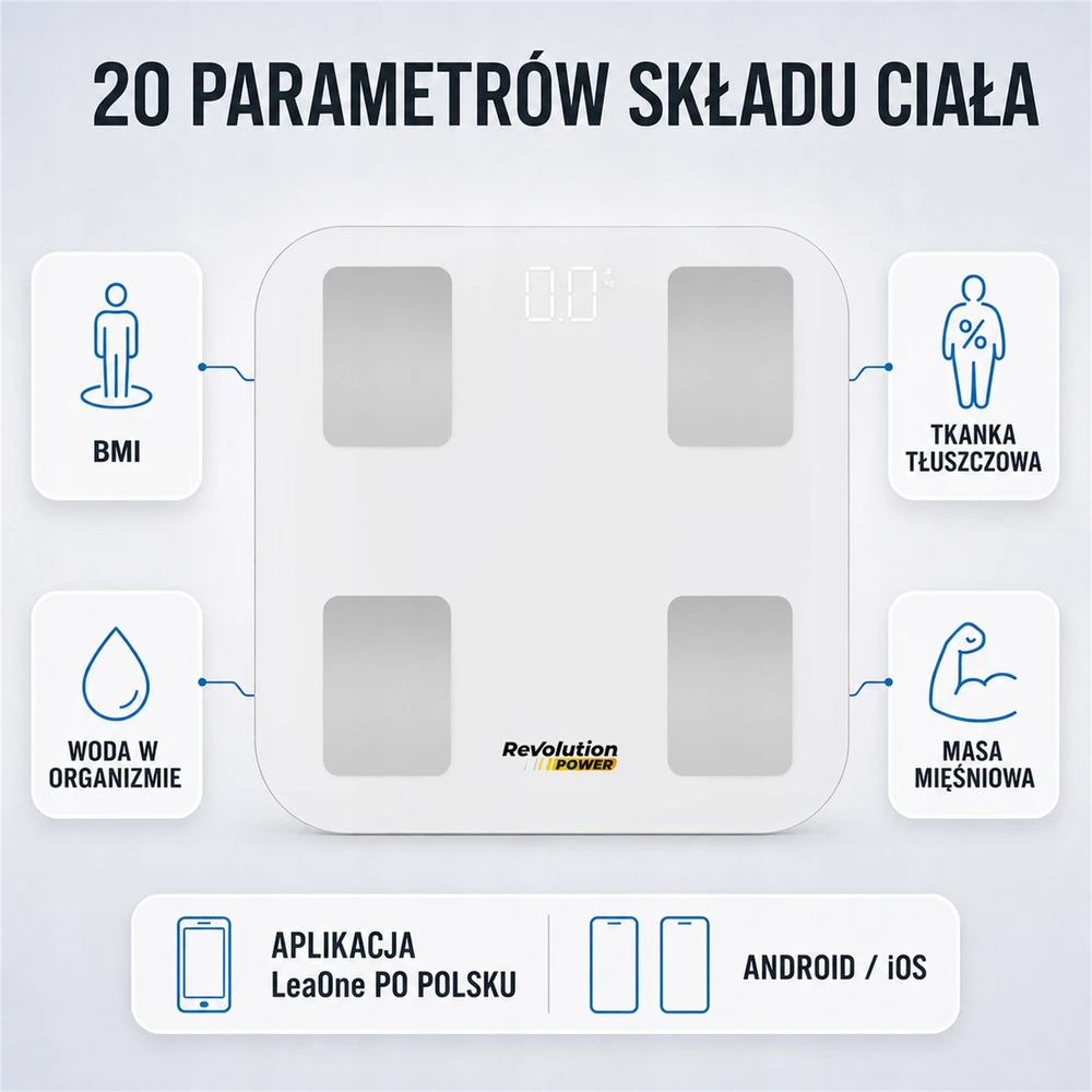 Elektroninės svarstyklės Revolution POWER, iki 180 kg