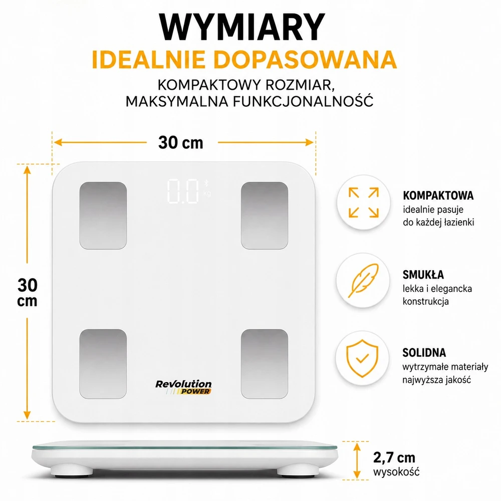 Elektroninės svarstyklės Revolution POWER, iki 180 kg