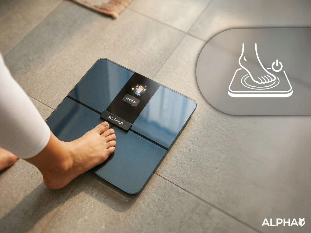 Elektroninės vonios svarstyklės ALPHA, iki 180 kg