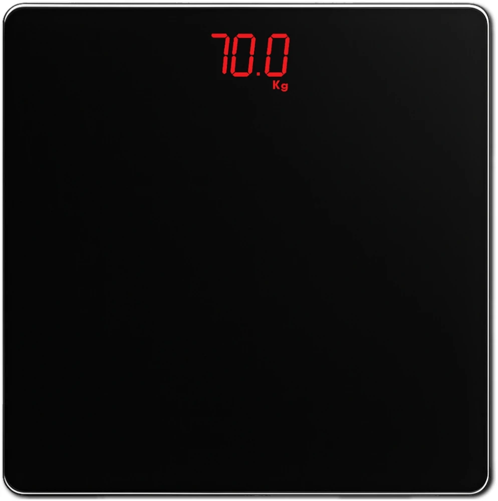 Elektroninės vonios svarstyklės, juodos, 150 kg