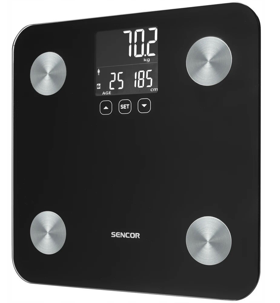 Elektroninės vonios svarstyklės Sencor, iki 180 kg