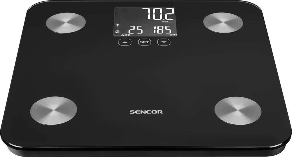 Elektroninės vonios svarstyklės Sencor, iki 180 kg