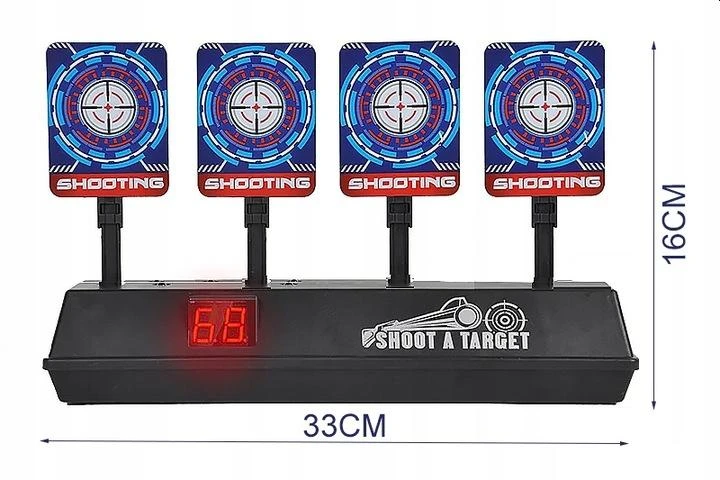 Elektroninis šaudymo taikinys Webski, 4 vnt.