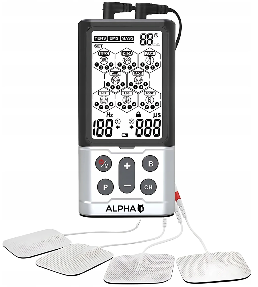 Elektrostimuliatorius ALPHA, 60 programų
