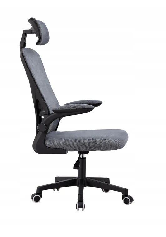 Ergonominė biuro kėdė BATI pilka-juoda