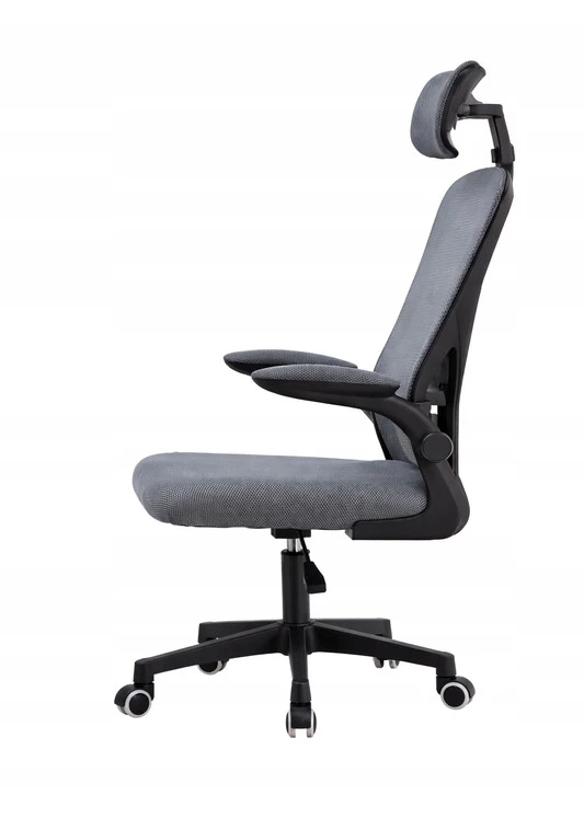Ergonominė biuro kėdė BATI pilka-juoda