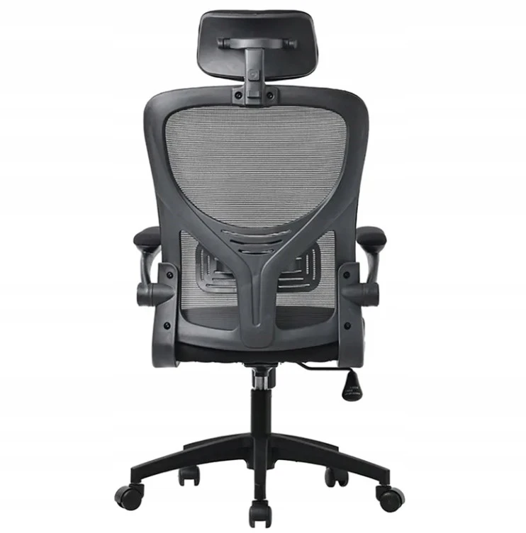 Ergonominė biuro kėdė BATI su tinkleliu, juoda