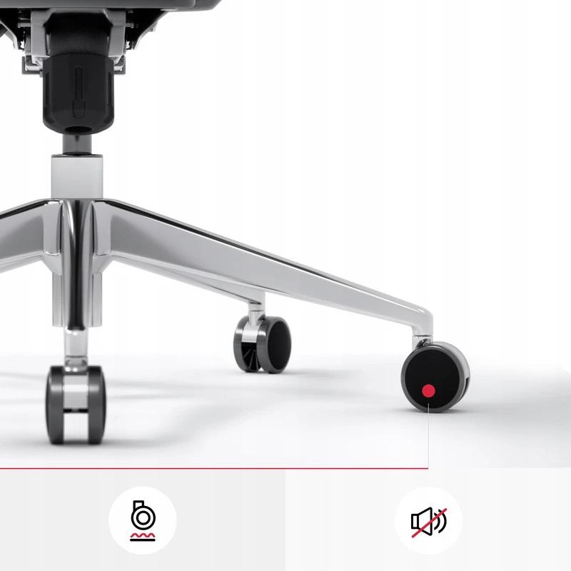 Ergonominė biuro kėdė DIABLO V-BASIC balta-juoda