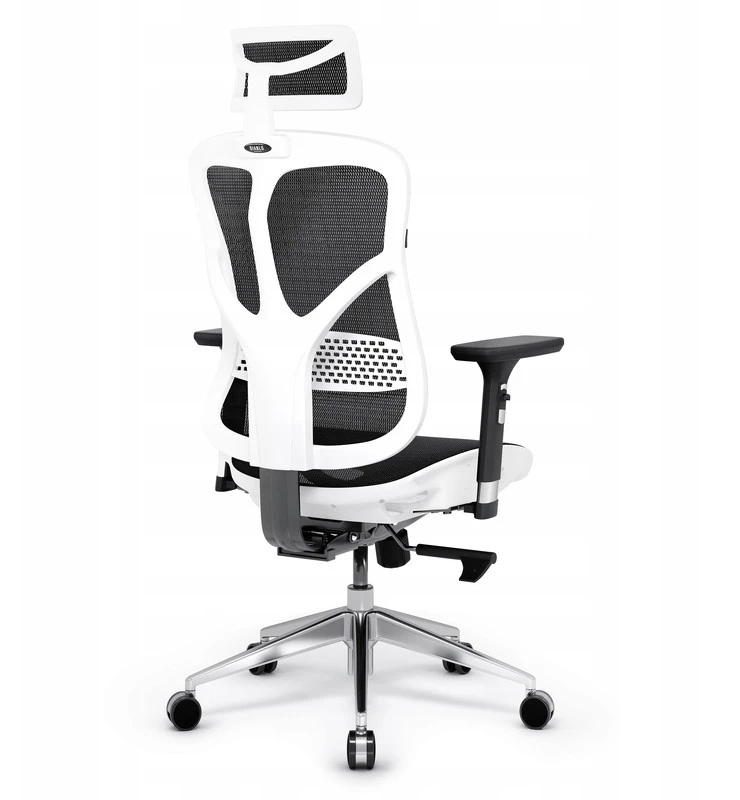 Ergonominė biuro kėdė DIABLO V-BASIC balta-juoda