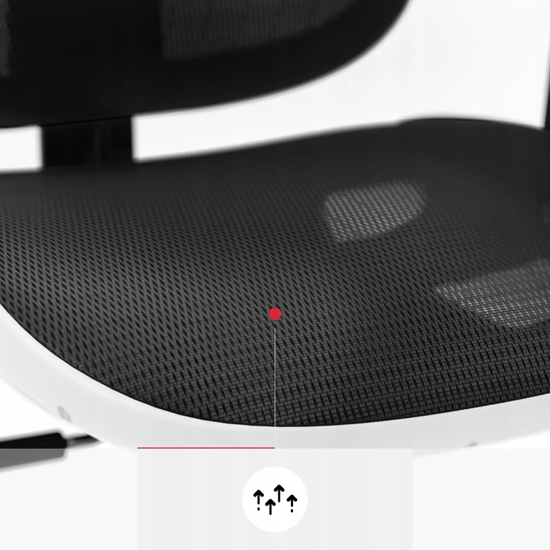 Ergonominė biuro kėdė DIABLO V-BASIC balta-juoda