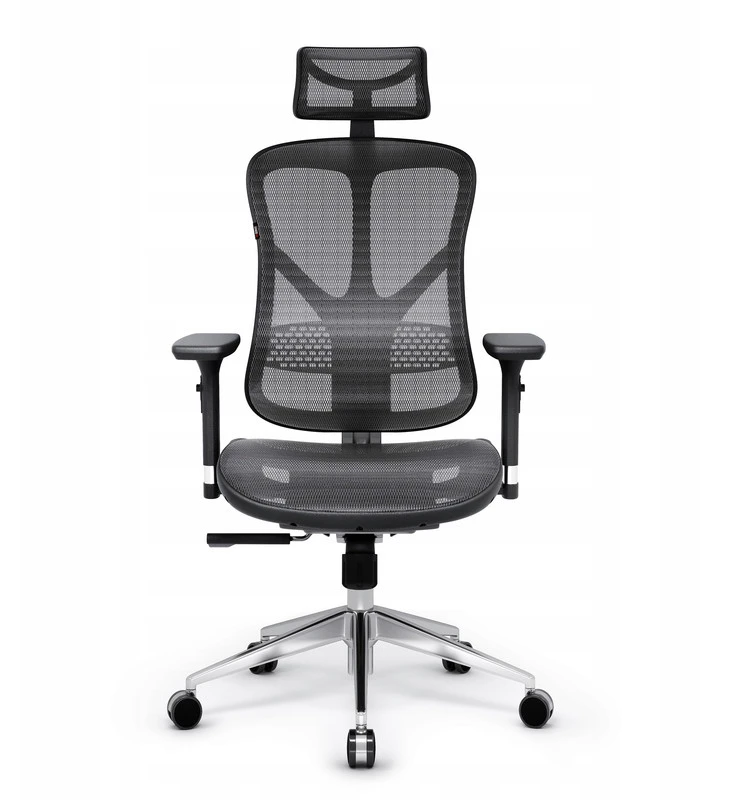 Ergonominė biuro kėdė DIABLO V-BASIC juoda-pilka