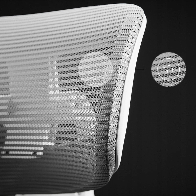 Ergonominė biuro kėdė DIABLO V-Light balta/pilka