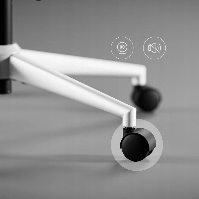 Ergonominė biuro kėdė DIABLO V-Light balta/pilka