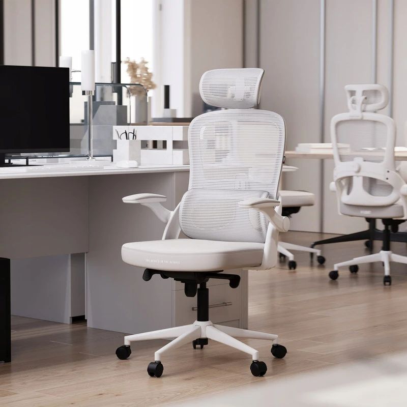 Ergonominė biuro kėdė DIABLO V-Light balta/pilka