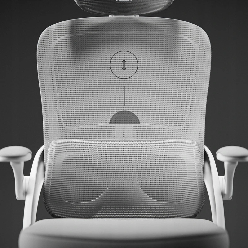 Ergonominė biuro kėdė DIABLO V-Light balta/pilka