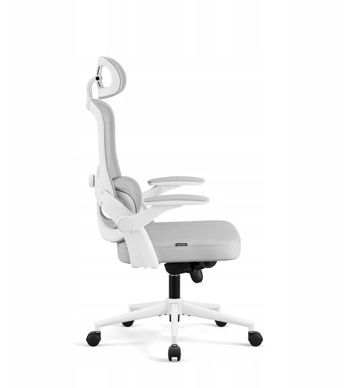 Ergonominė biuro kėdė DIABLO V-Light balta/pilka